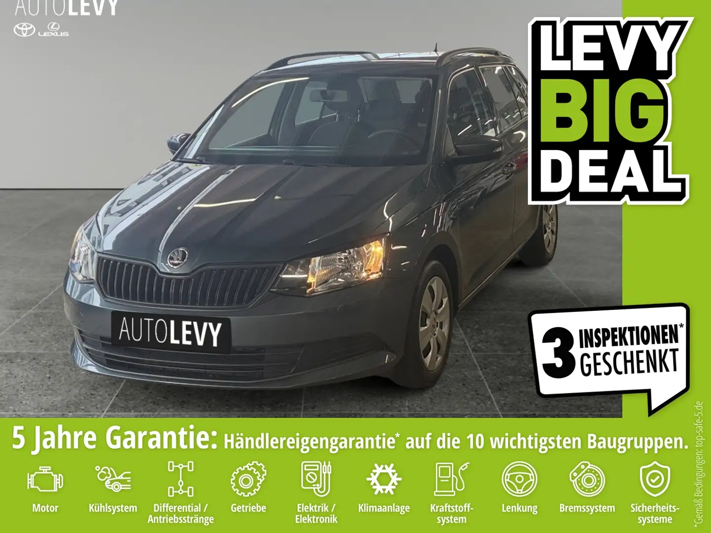 Skoda Fabia Combi 1.0 TSI CoolPlus +Allwetter+SitzHeiz. Grau - 1