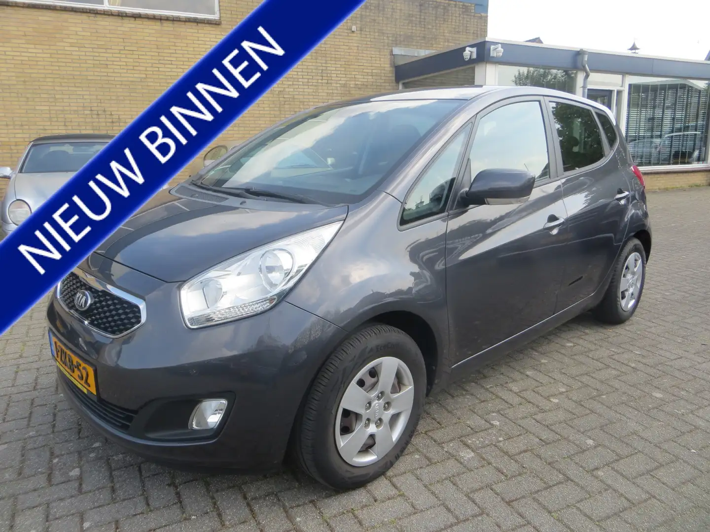 Kia Venga 1.4 CVVT ExecutiveLine/NAVI/CAM/CRUISE/GARANTIE! Grijs - 1