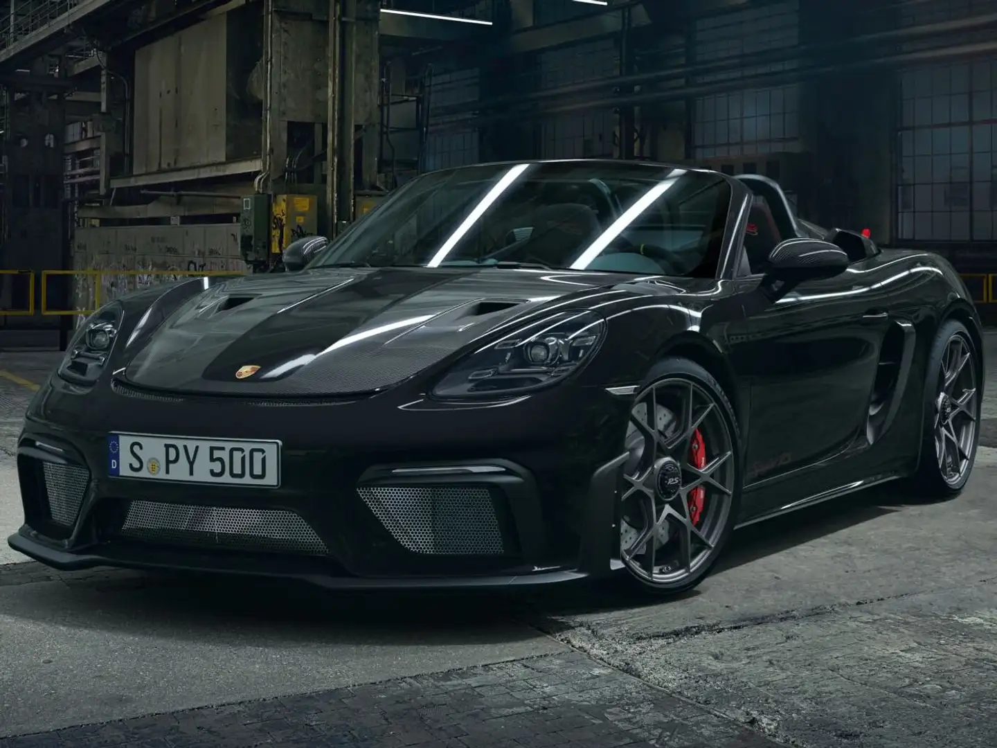 Porsche 718 Spyder 718 Spyder RS 2025 Ufficiale Pronta consegna Nero - 1