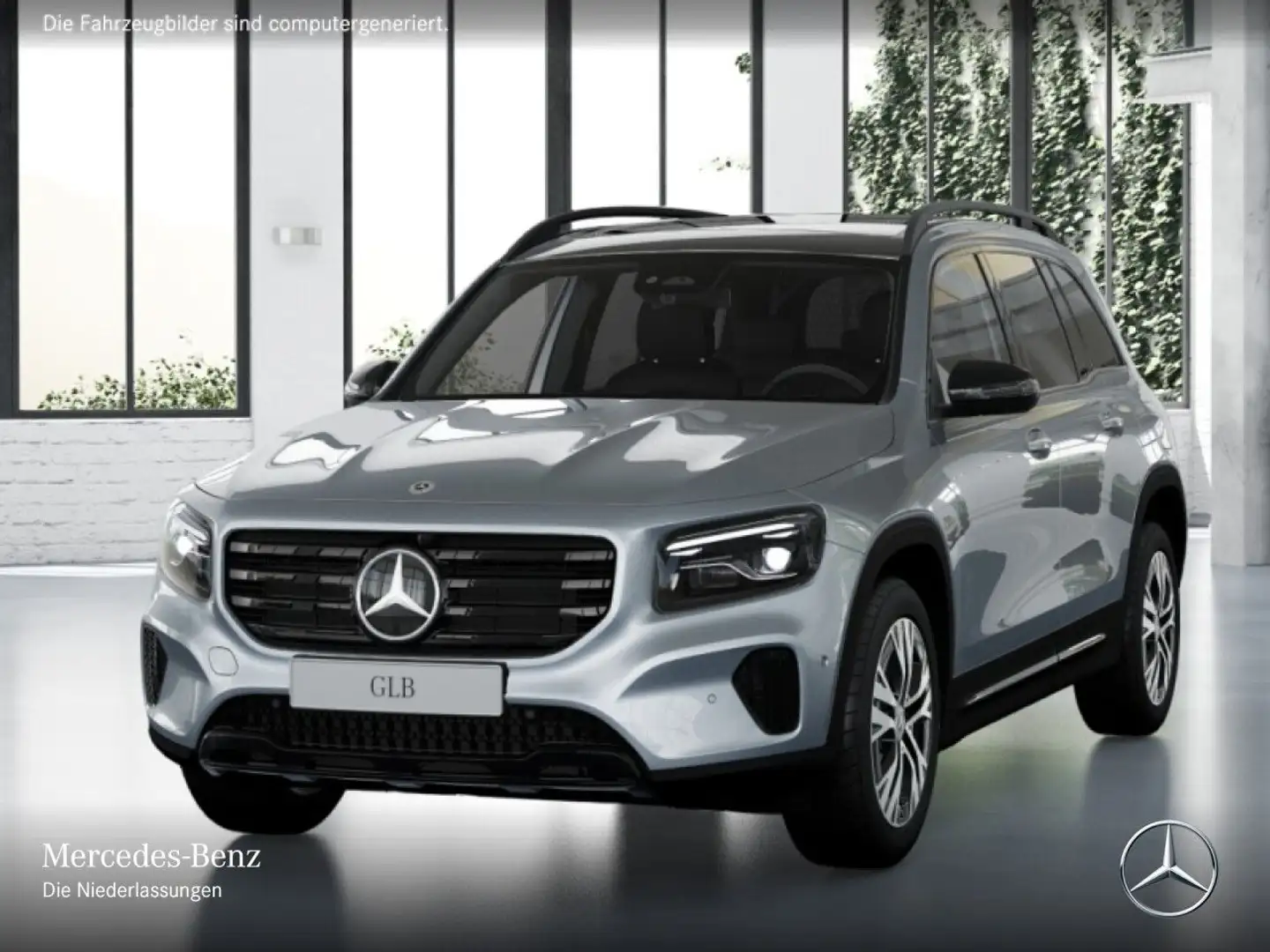 Mercedes-Benz GLB 200 PROGRESSIVE+NIGHT+PANO+360°+MULTIBEAM+7G Argent - 2