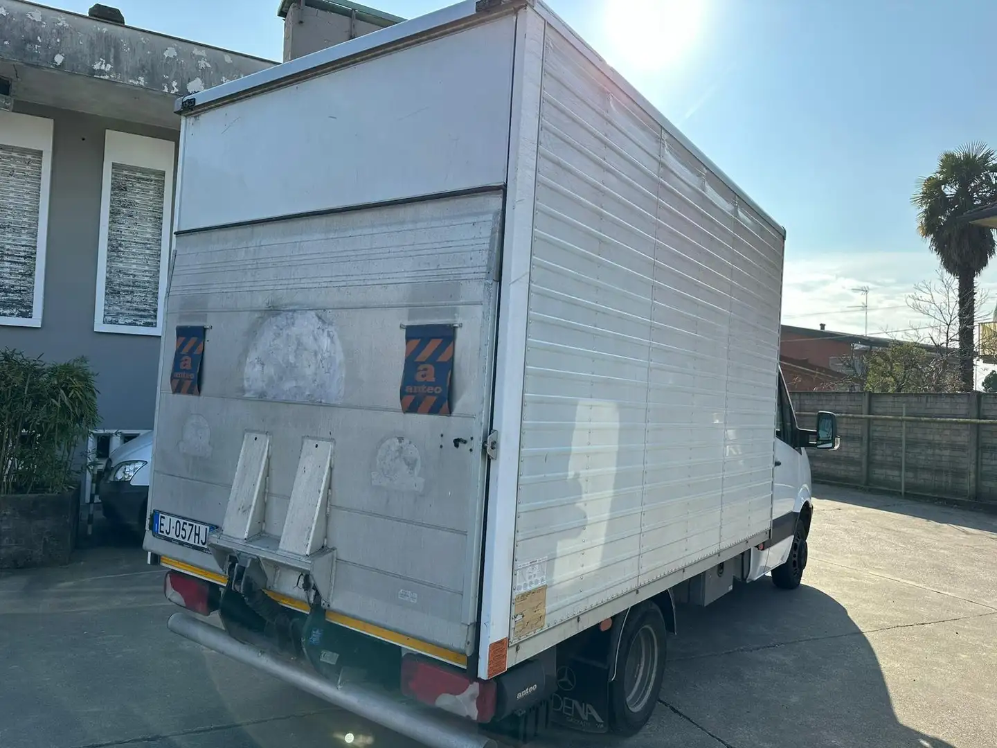 Mercedes-Benz Sprinter CASSONE 370cm CON SPONDA IDRAULICA 750kg Bianco - 1