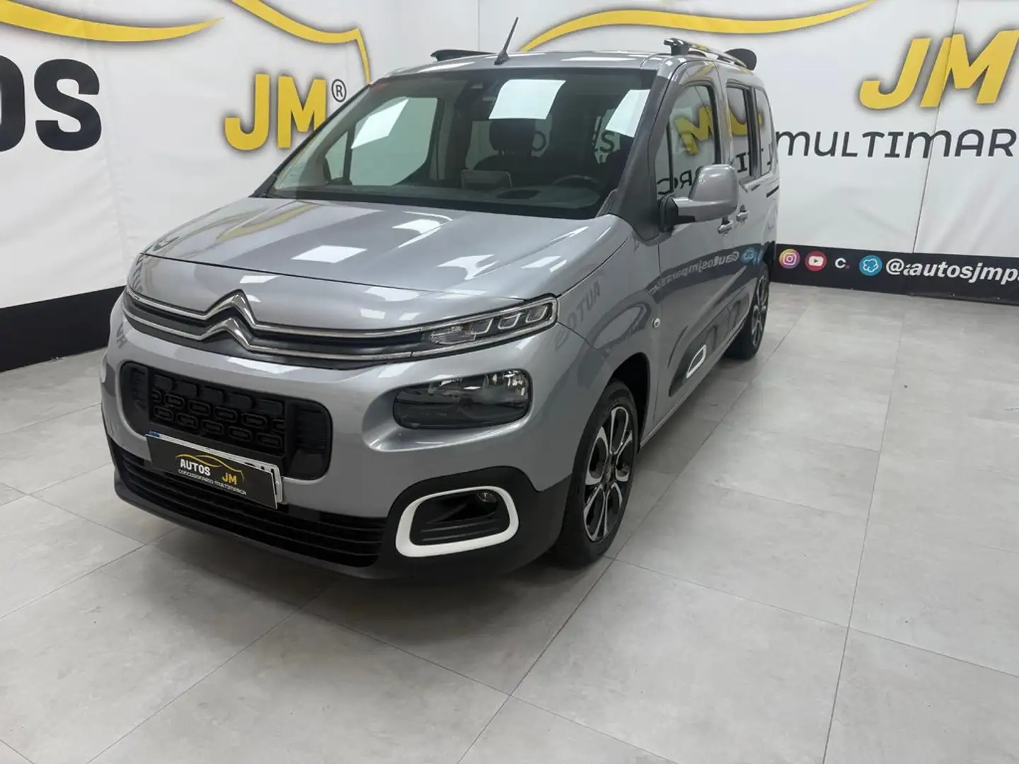Citroen Berlingo Combi BlueHDi S&S Talla M Shine 100 Gris - 2