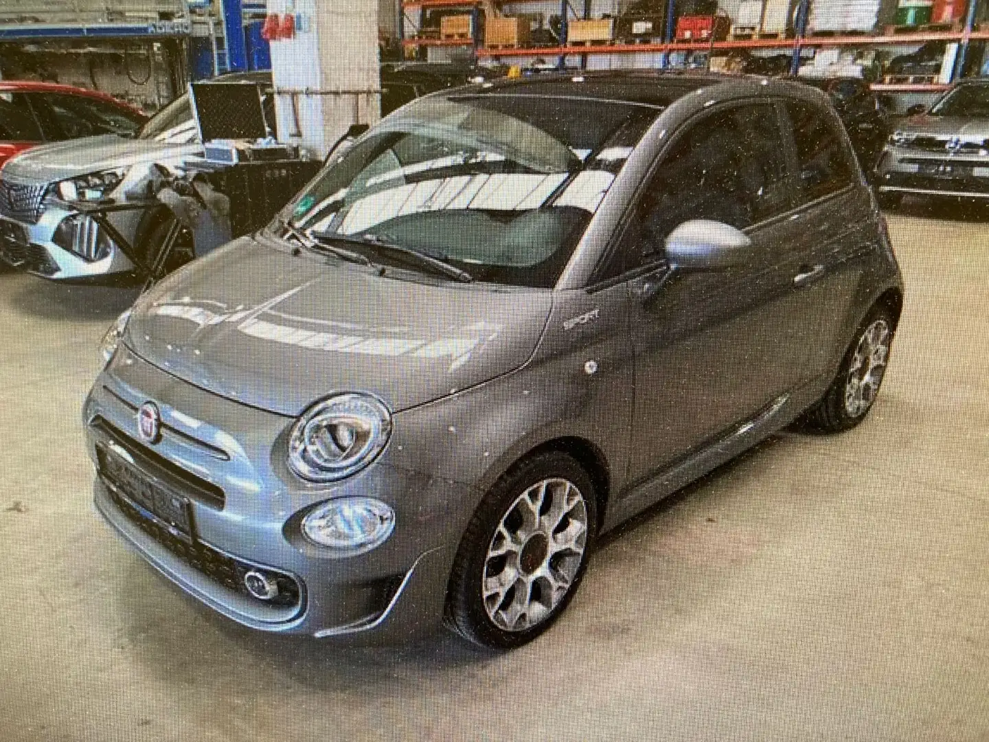 Fiat 500 Sport-DAB-Pano-Dach-PDC hi.-Alu-Spoiler-Pack Grau - 1