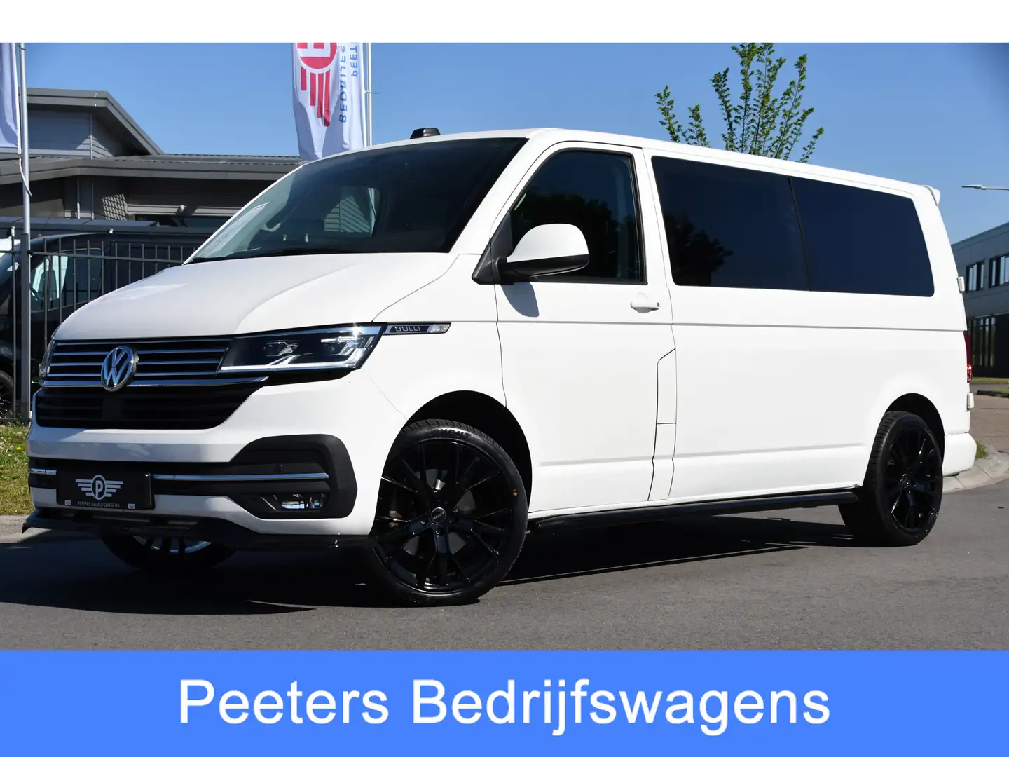 Volkswagen T6.1 Transporter 2.0 TDI L2H1 30 DC Bulli Virtual, Adaptieve Cruise Blanc - 1