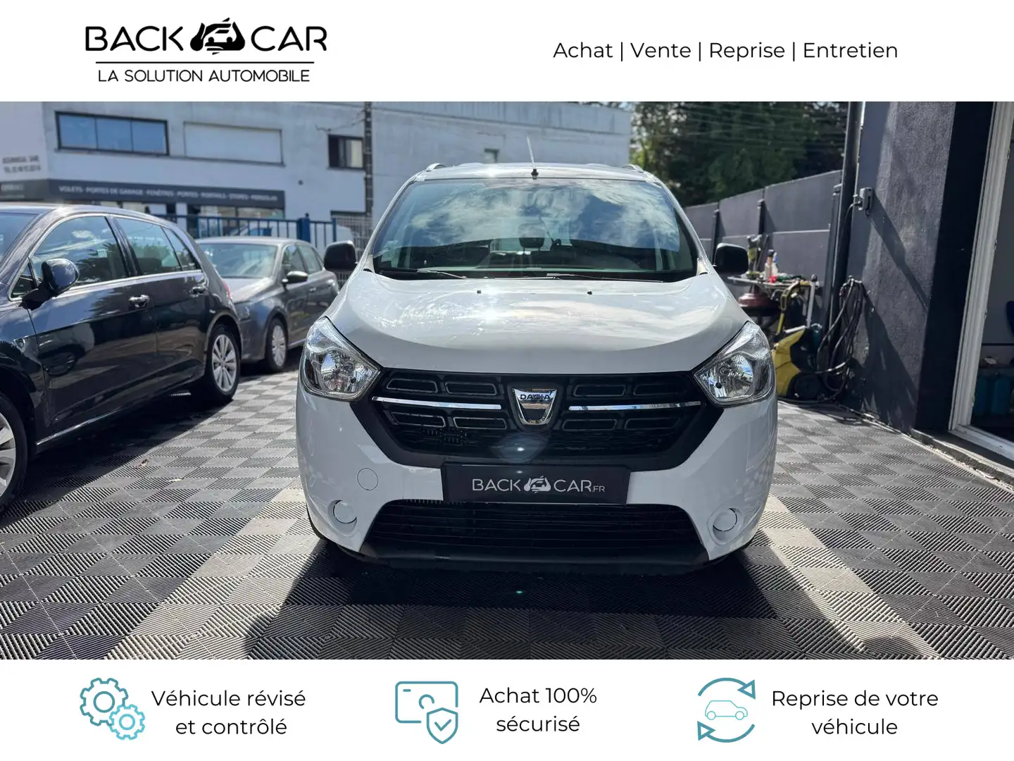 Dacia Lodgy TCe 100 FAP 7 places Essentiel Weiß - 2
