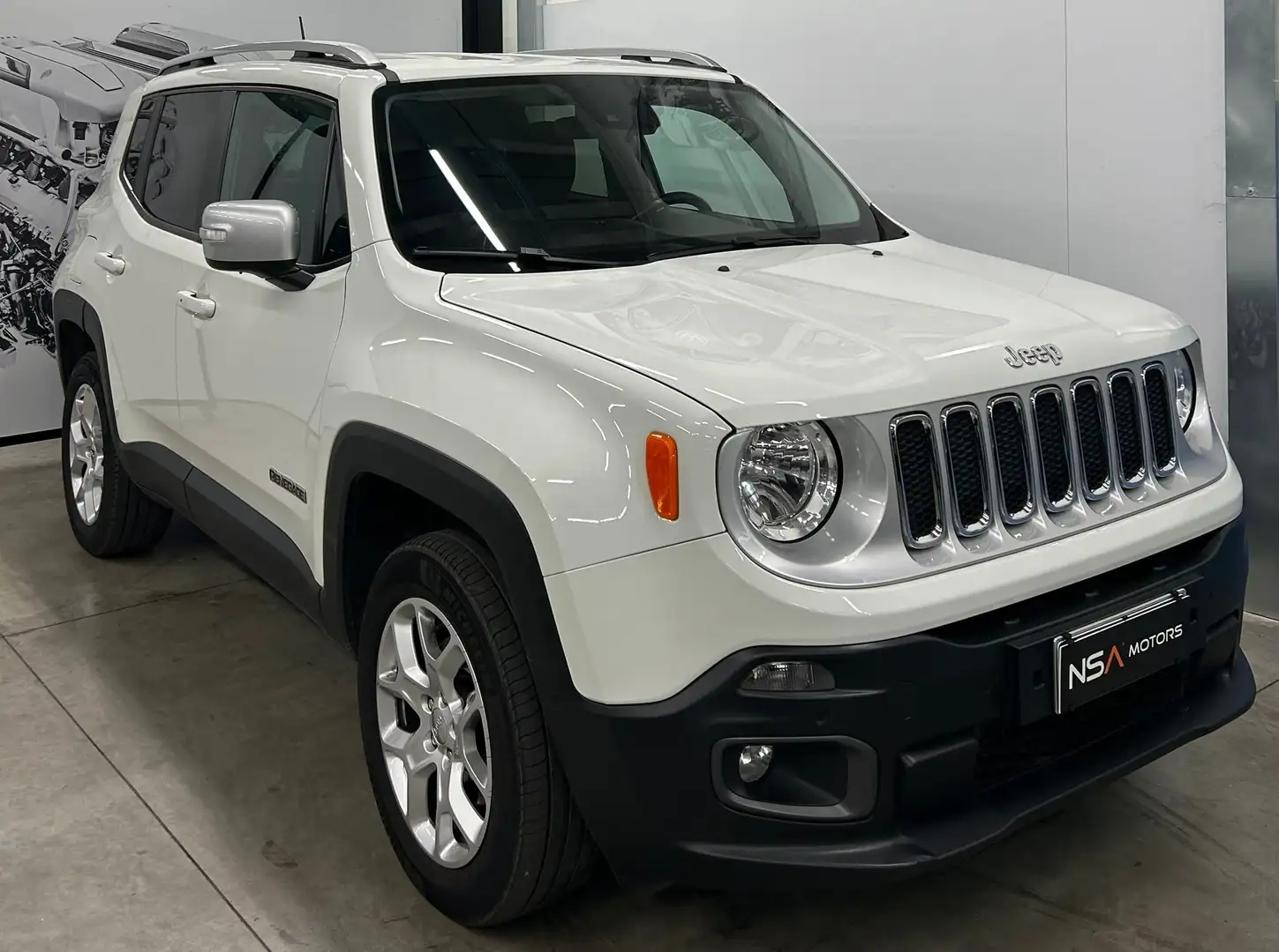 Jeep Renegade 2.0 mjt Limited 4wd 140cv auto Weiß - 1