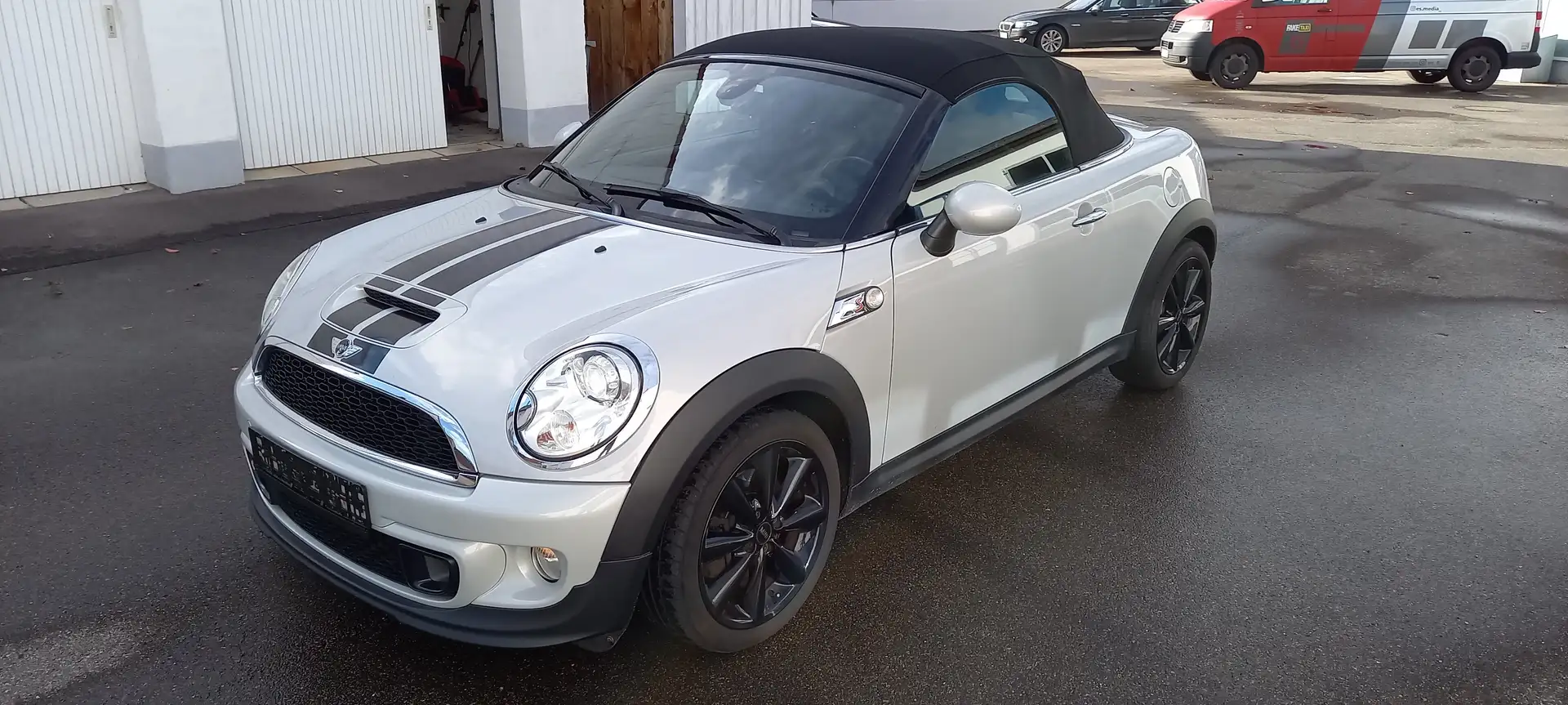 MINI Cooper S Roadster Chili/ Scheckheft/ Unfallfrei/ Bi-Xenon/ Sportsitz Grau - 1