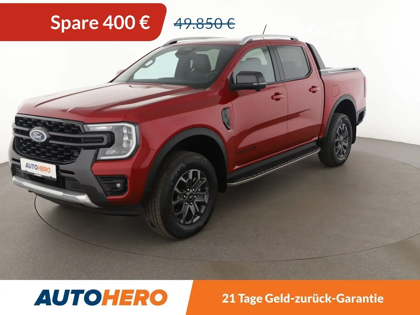 Ford Ranger 3.0 EcoBlue Wildtrak e-4WD Doppelkabine Aut.*NAVI* Rot - 1