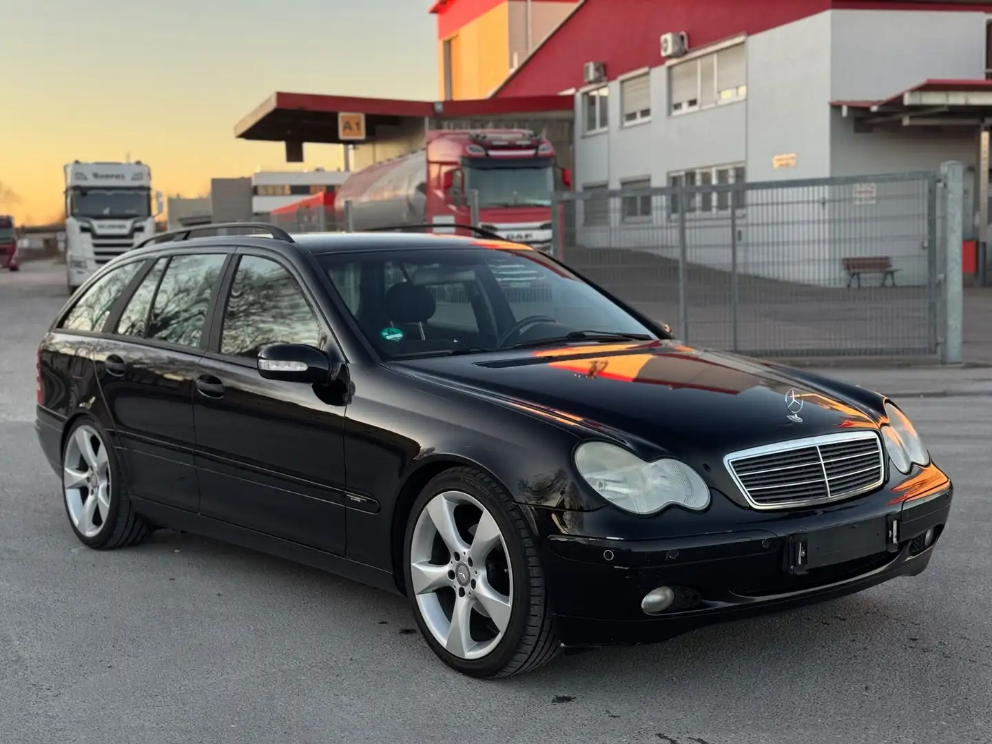 Mercedes-Benz C 180 C180 T Kompressor Automatik Klimaautomatik. PDC Negru - 2
