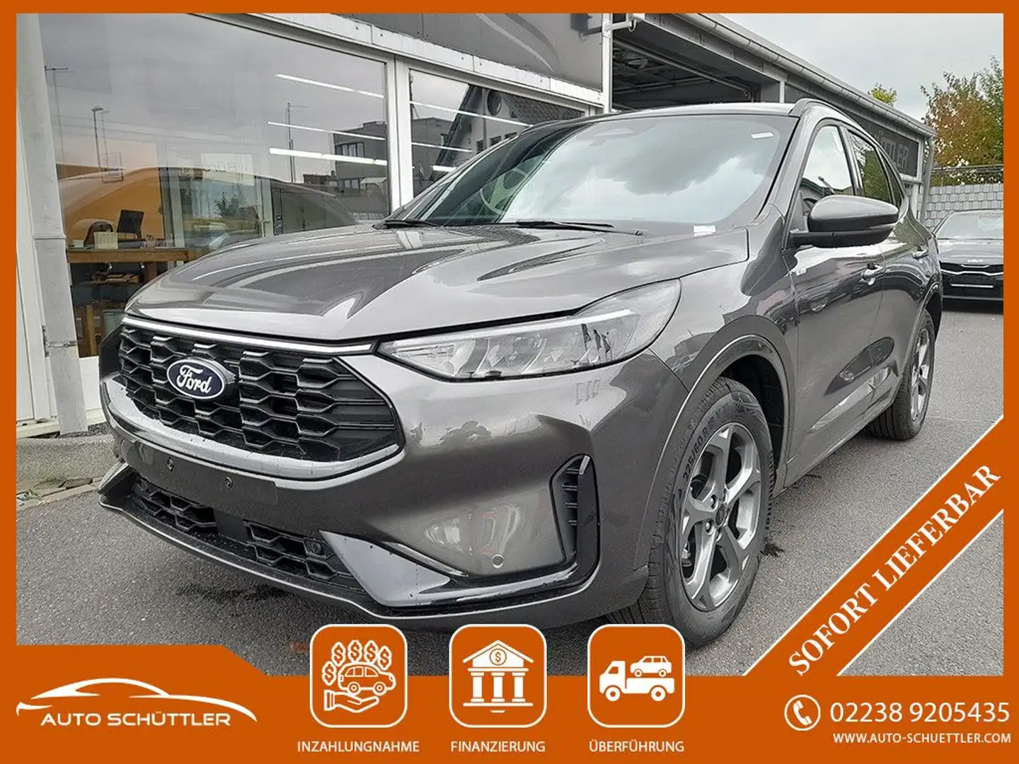 Ford Kuga ST-Line,LED,Sitzh,Kamera,Spurhalte,PDC, Gris - 1