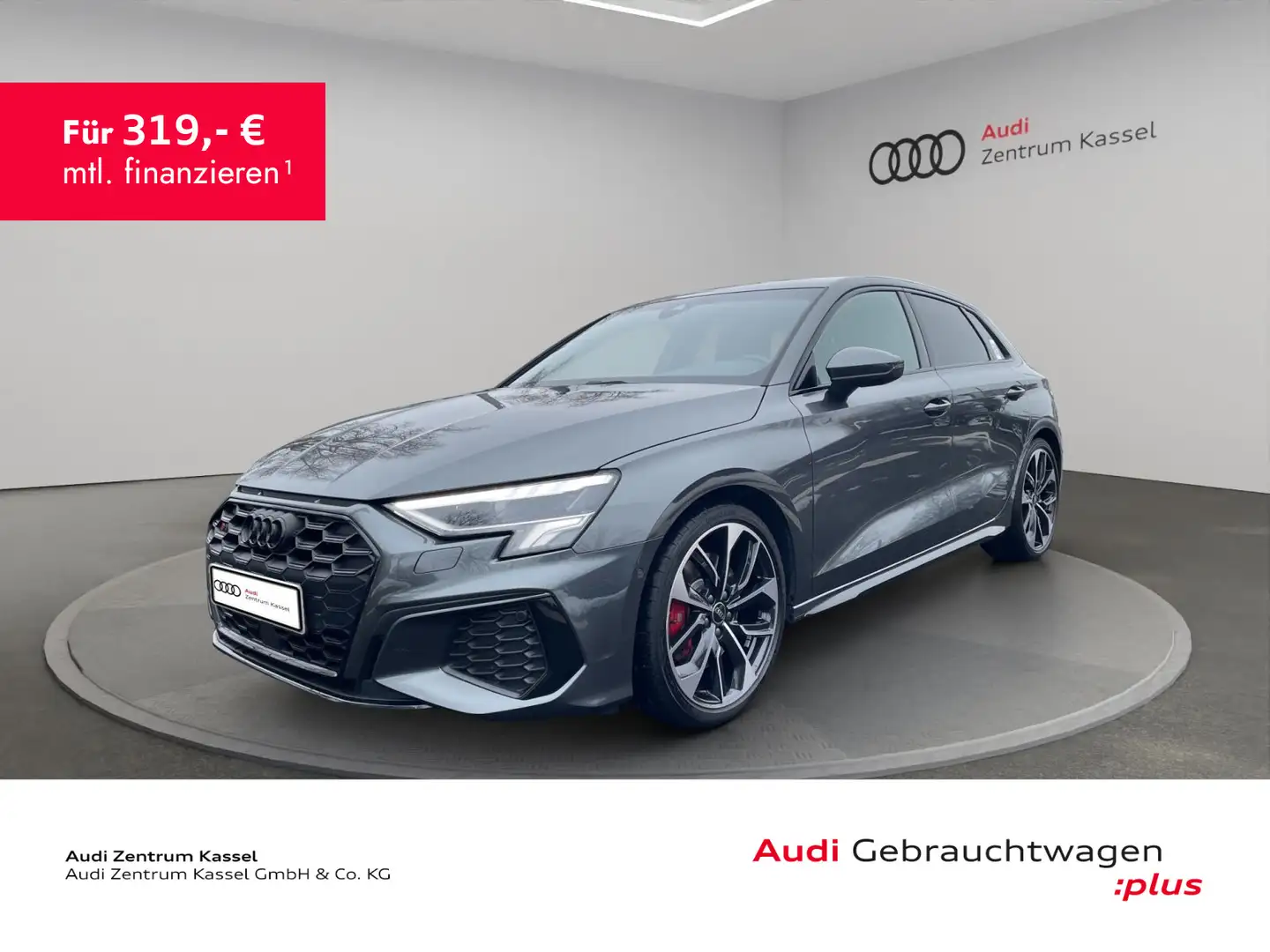 Audi S3 S3 SB 2.0 TFSI quattro LED B&O PDC+ Teilleder Gris - 1