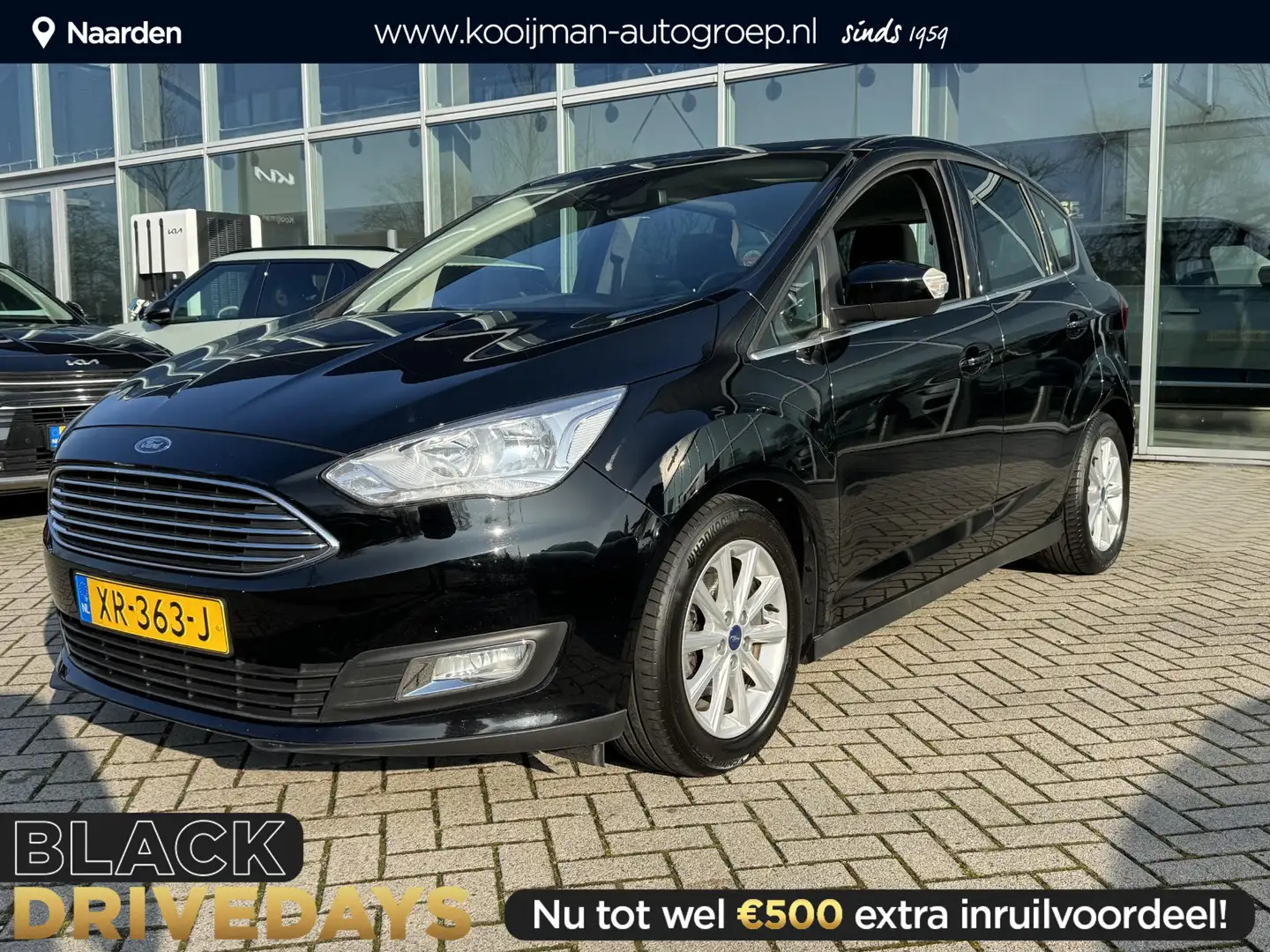 Ford C-Max 1.0 Titanium | Parkeer Sensoren | Lichtmetalen Vel Noir - 1