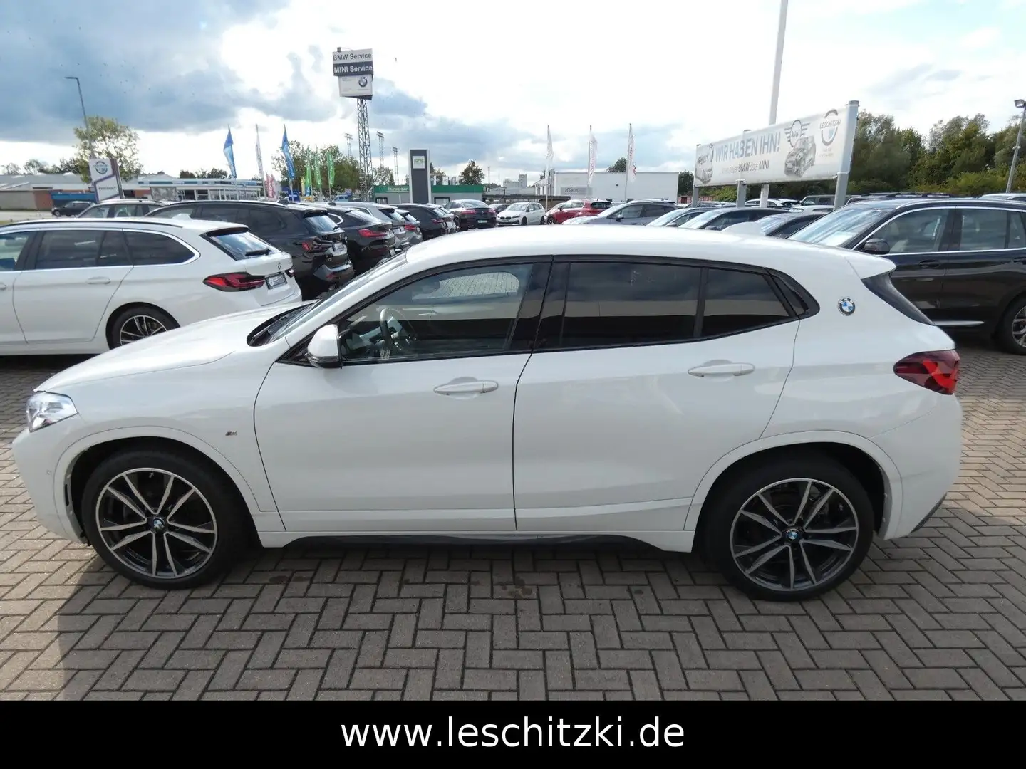 BMW X2 sDrive20i M Sport/Automatik/Navi Blanc - 2