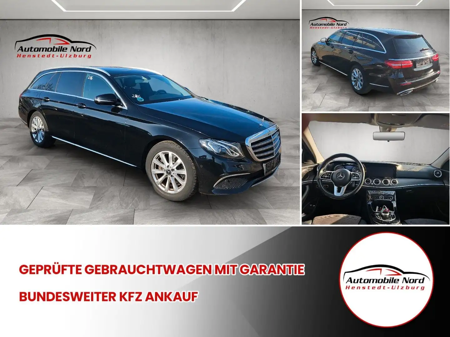 Mercedes-Benz E 200 T-Modell aus 1.Hand TOP GEPFLEGT+GARANTIE Schwarz - 1