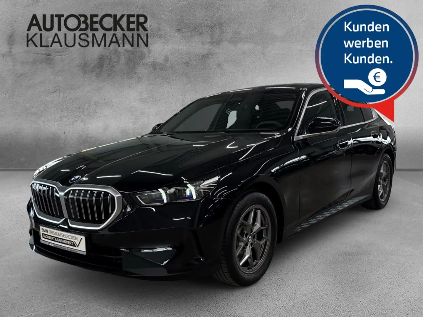 BMW 520 dA LIMOUSINE LC PROF ICONIC GLOW AHK KAMERA LED PD Чорний - 1