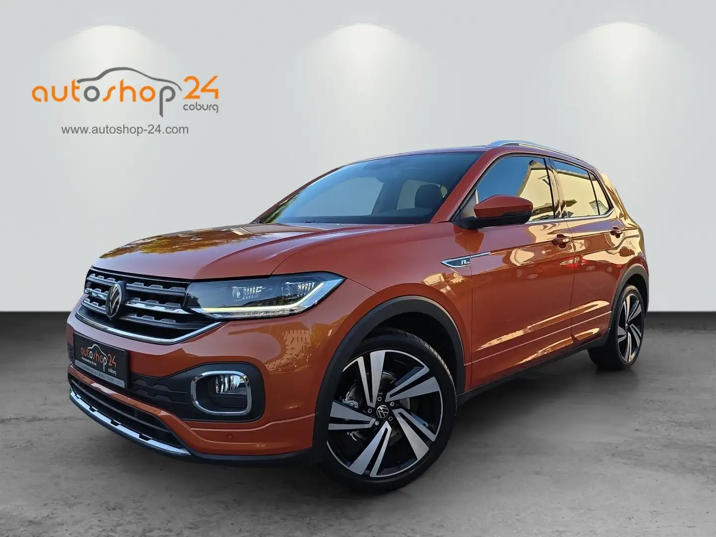 Volkswagen T-Cross Style*TOP ZUSTAND*LED*R-Line*Garantie*ACC* Orange - 1