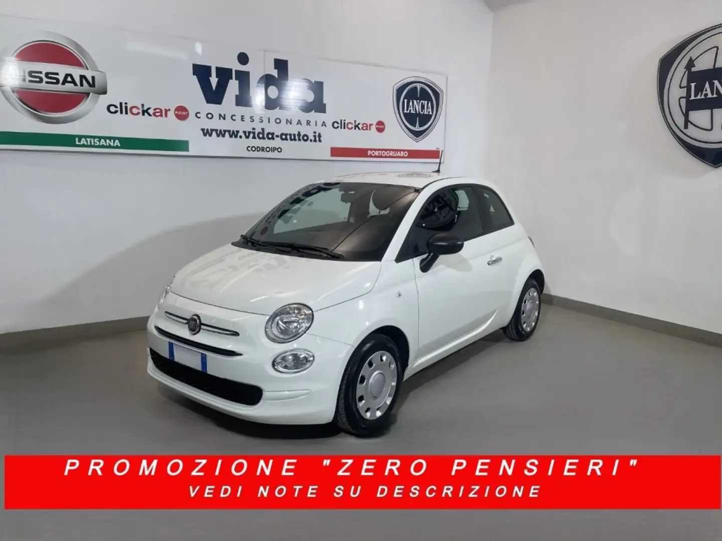 Fiat 500 1.0 Hybrid OK NEOPATENTATI Bianco - 1