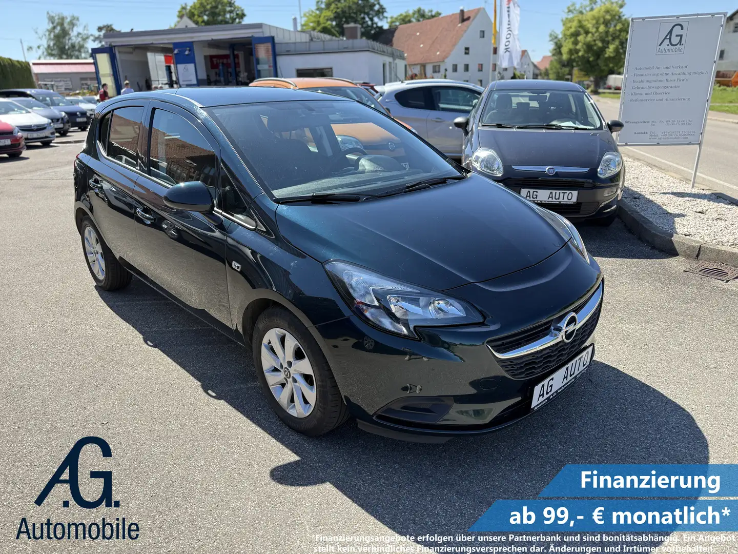 Opel Corsa +Garantie Tempomat Klima Alu TÜV+Service NEU Vert - 1