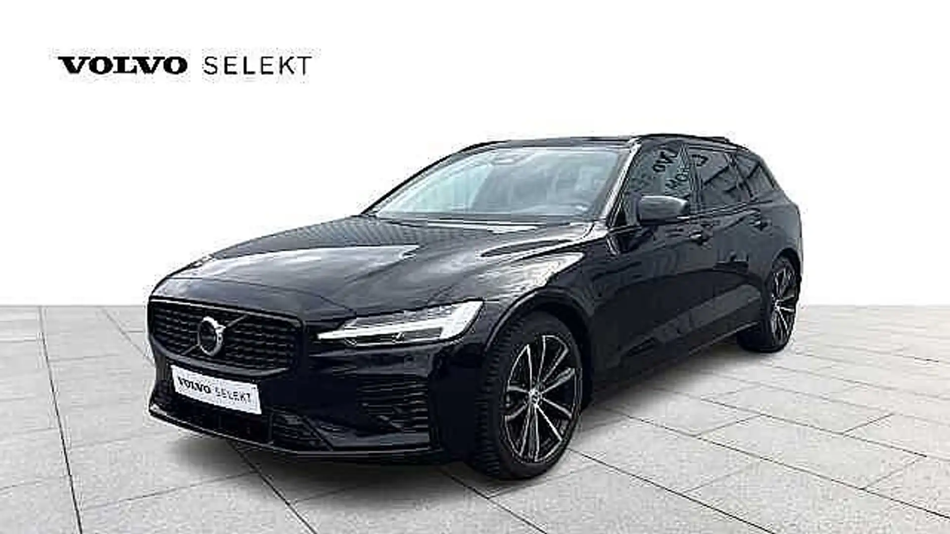 Volvo V60 Ultra Dark, T6 AWD Plug-in hybrid, Noir - 1