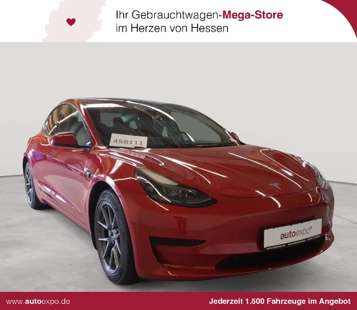 Tesla Model 3 Standard Reichweite Plus Hinterradantrieb Rot - 1