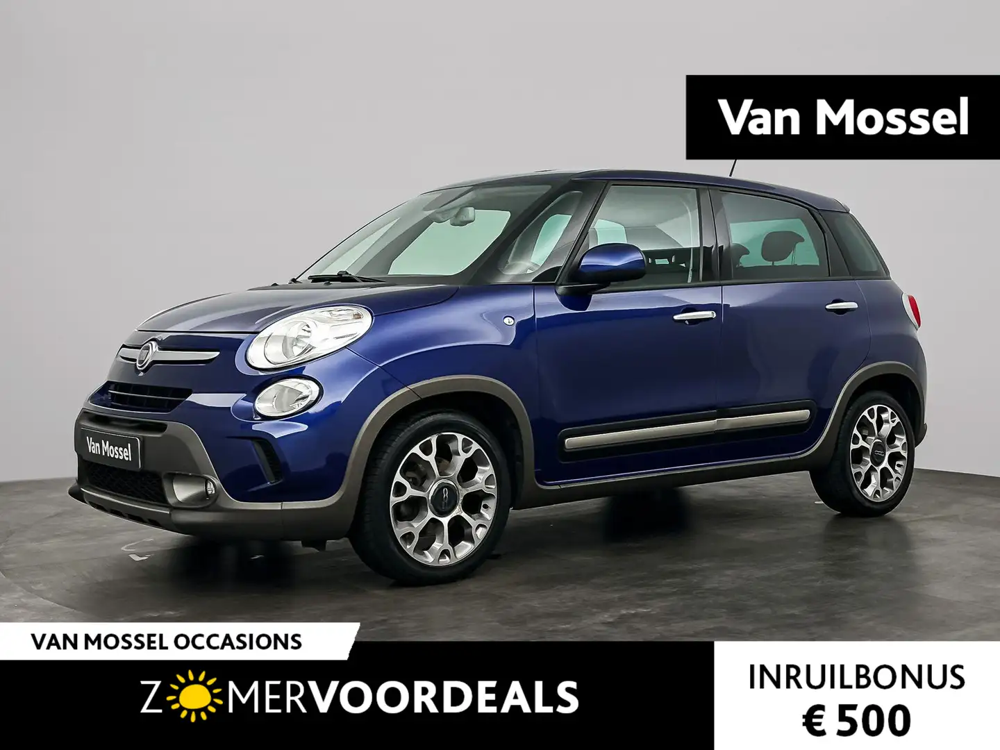Fiat 500L 0.9 TwinAir Trekking | Bluetooth | Climate Control Azul - 1