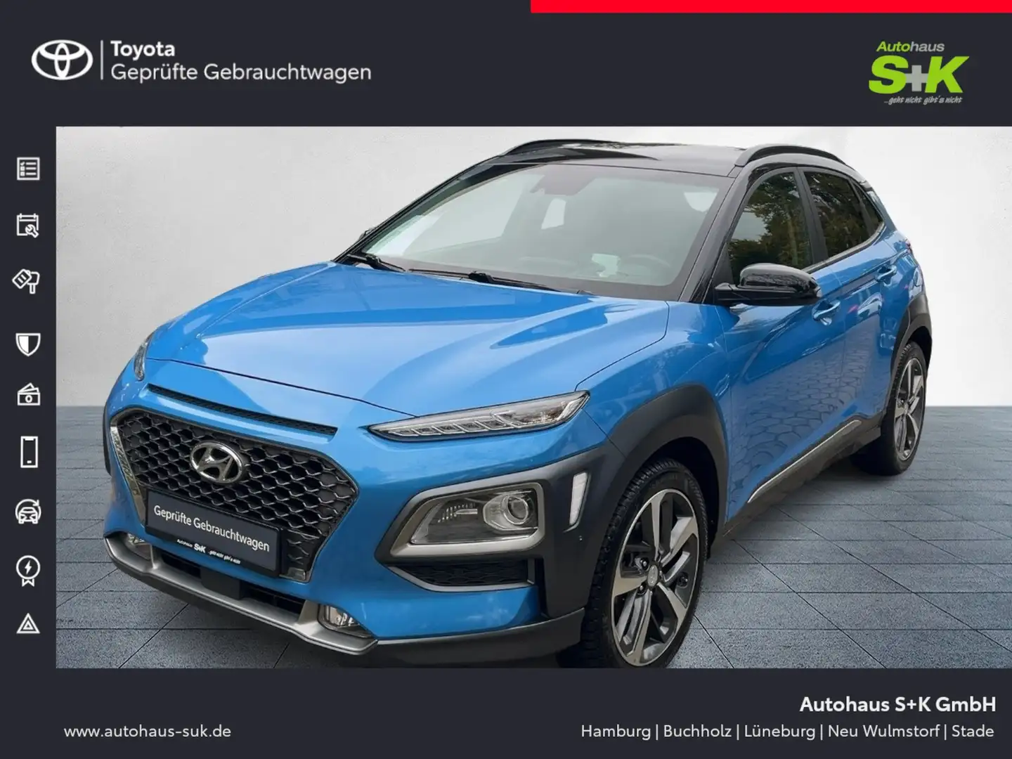 Hyundai KONA Premium 2WD+GJR+Vollleder+SHZ+Head up+Totwinkel Noir - 1