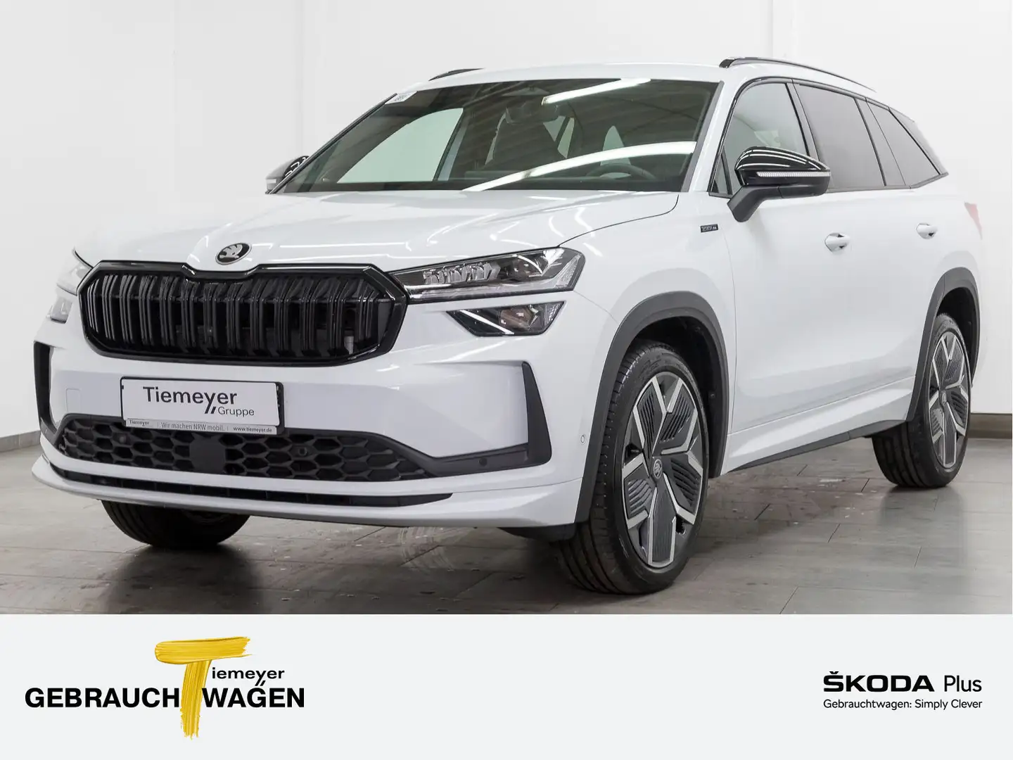 Skoda Kodiaq 1.5 eTSI DSG SPORTLINE ST.HEIZ LM20 AHK Weiß - 1