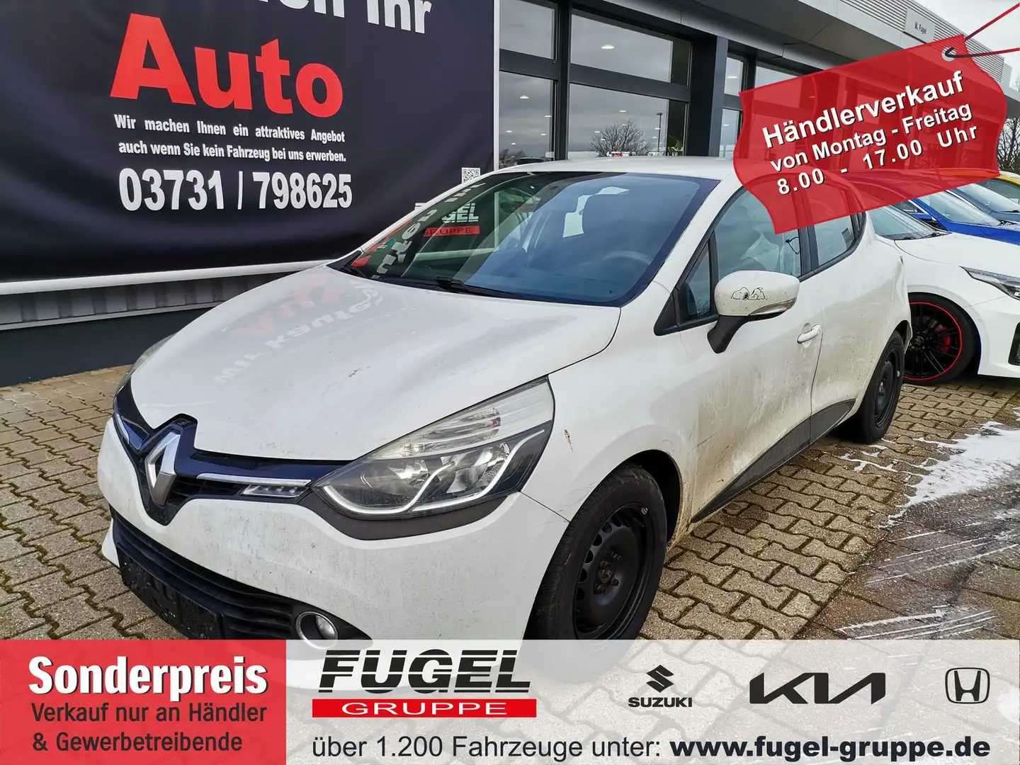 Renault Clio 1.2 16V Paris Navi|Temp.|Klima Weiß - 1