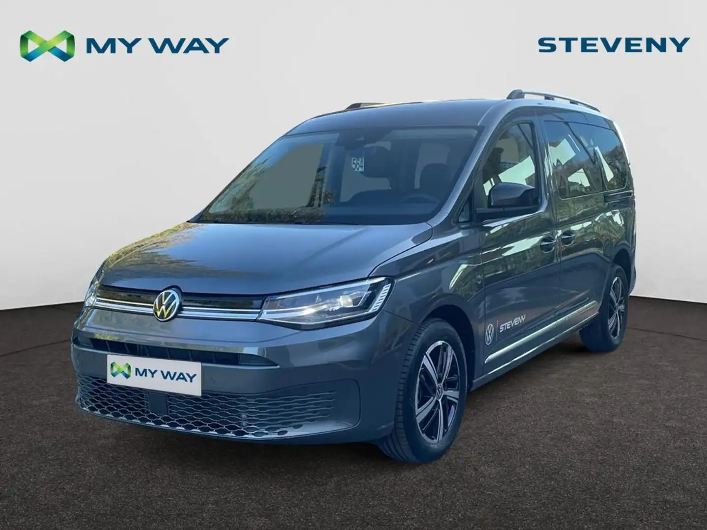 Volkswagen Caddy Caddy Maxi Style 7-zitter 2,0 l TDI EU6 90 kW DSG7 Grijs - 1