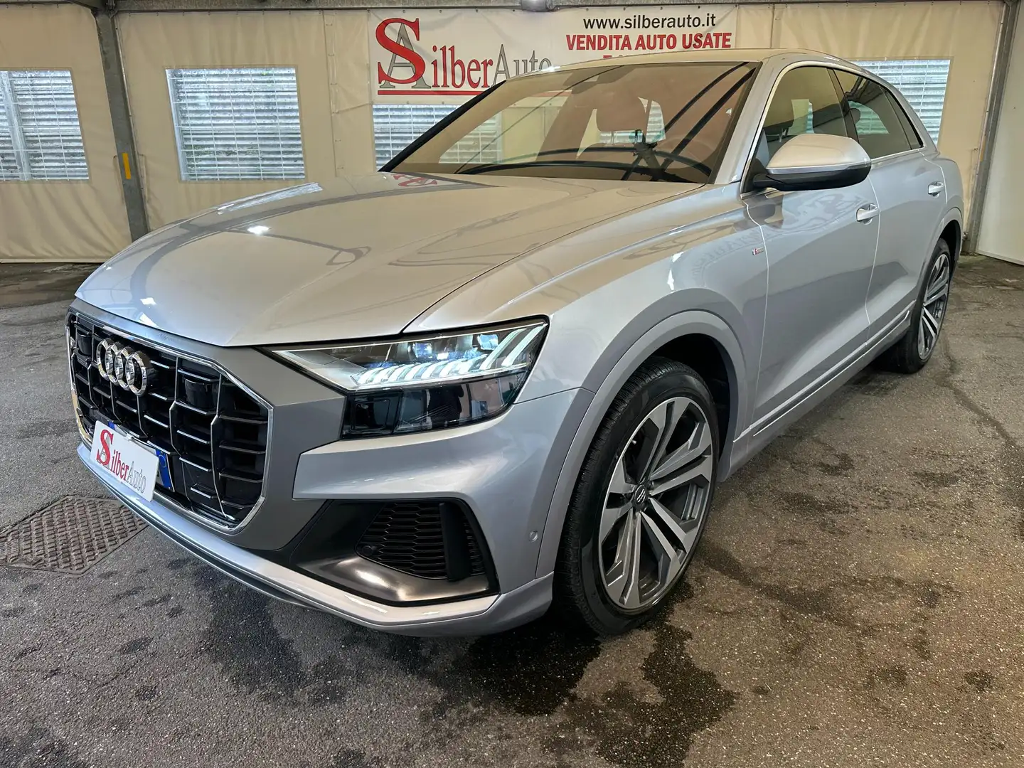 Audi Q8 55 3.0 TFSI MHEV Sport S-LINE Quattro Tiptronic"FARI MATRIX" Argento - 1