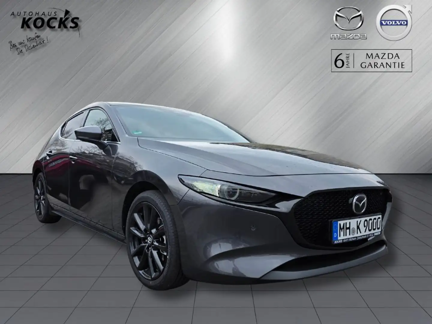 Mazda 3 2.0L e-SKY X 186ps Exclusive-line Gris - 1
