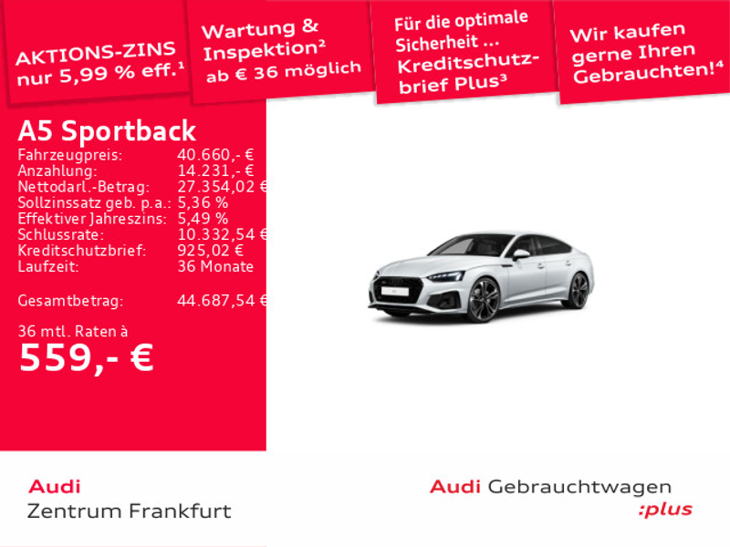 Audi A5 40 TDI quattro S tronic S line Matr — photo 2