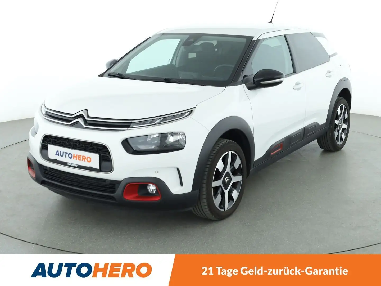 Citroen C4 Cactus 1.2 e-THP Shine Aut.*NAVI*TEMPO*PDC*SHZ*KLIMA* Weiß - 1