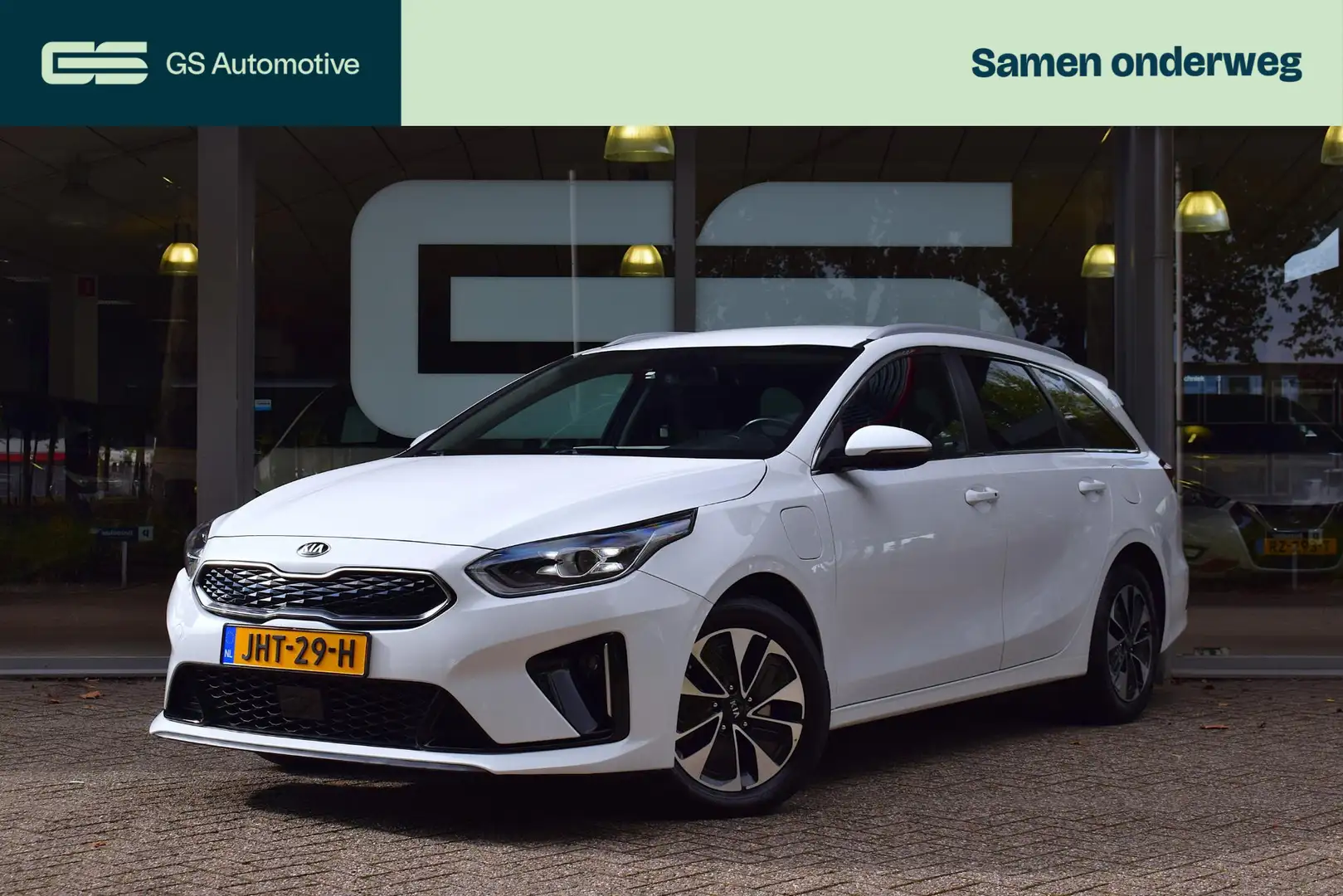 Kia Ceed SW / cee'd SW Sportswagon 1.6 GDI PHEV DynamicLine met Led/Nav/C Weiß - 1