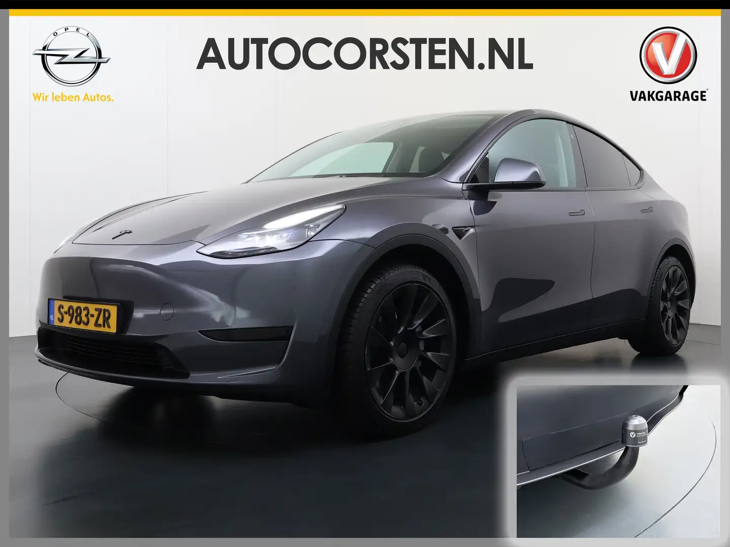 Tesla Model Y RWD Trekhaak LFP-Accu S.O.H. 96% Warmtepomp Lmv 20 Gris - 1