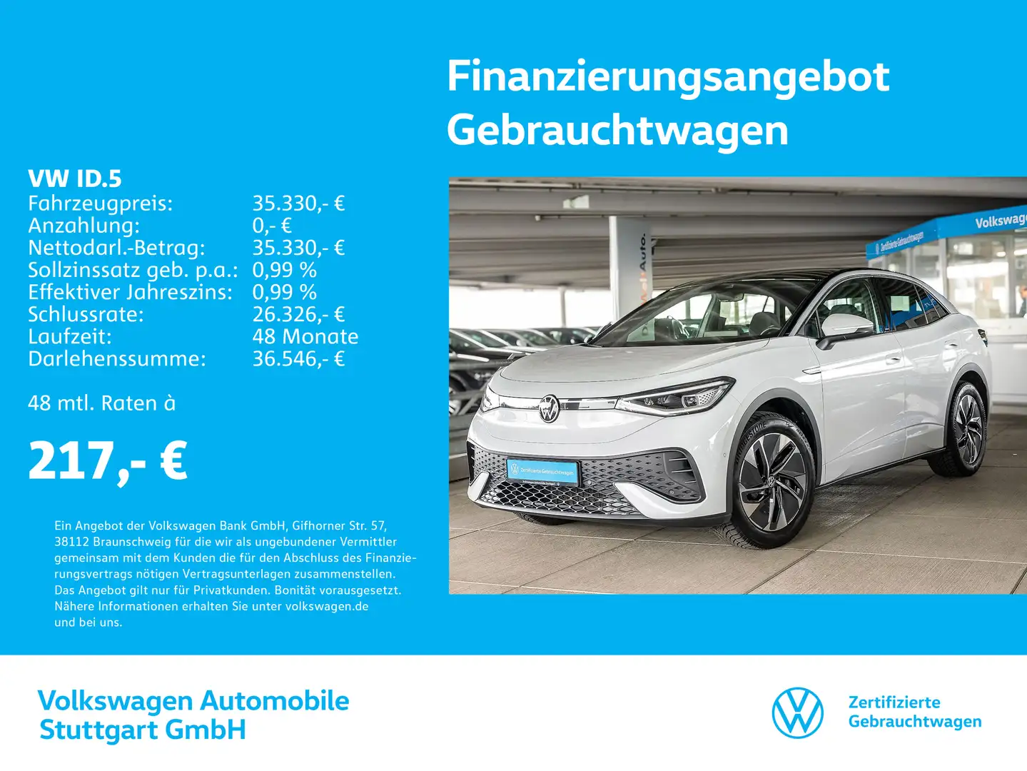 Volkswagen ID.5 Pro Navi Kamera LED AHK Stdhzg ACC SHZ Bianco - 1