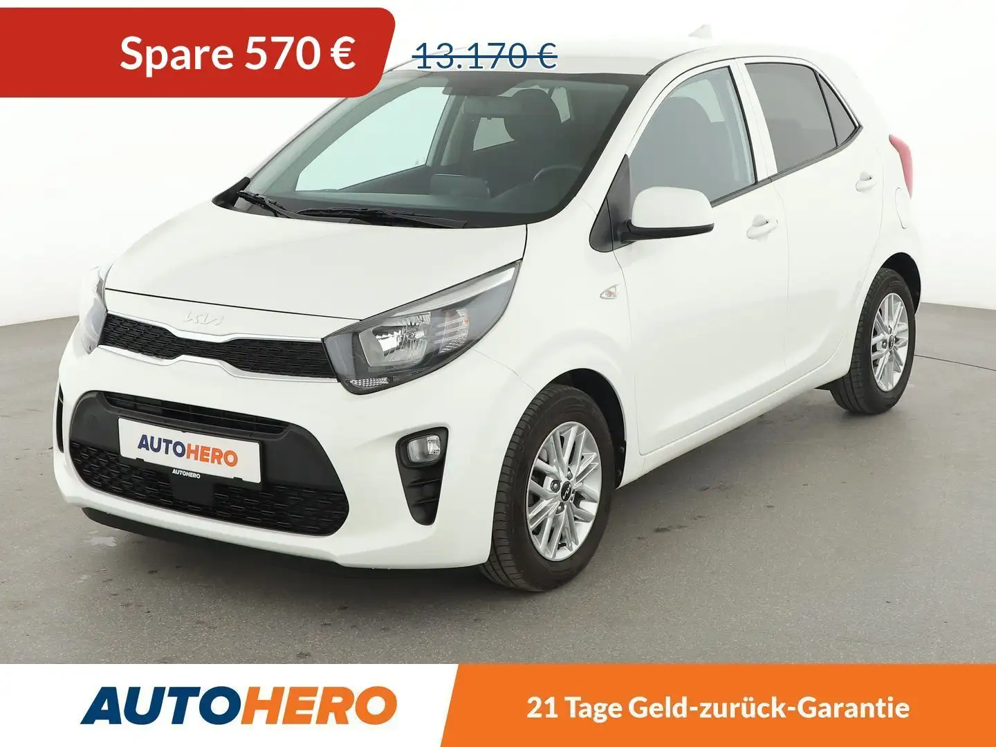 Kia Picanto 1.0 Vision *CAM*SHZ*LHZ*ALU*KLIMA* Weiß - 1
