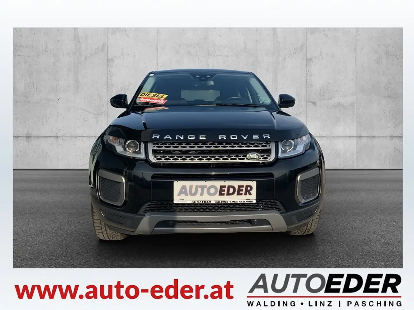 Land Rover Range Rover Evoque Pure 2,0 TD4 Aut. Schwarz - 2