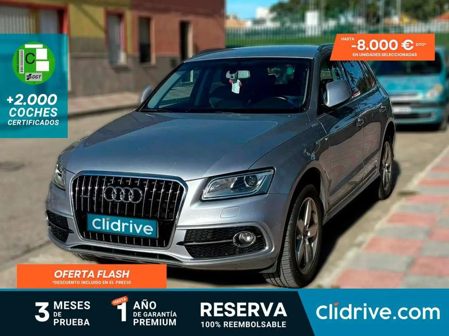 Audi Q5 2.0TDI quattro S tronic S line 150kW Gris - 1