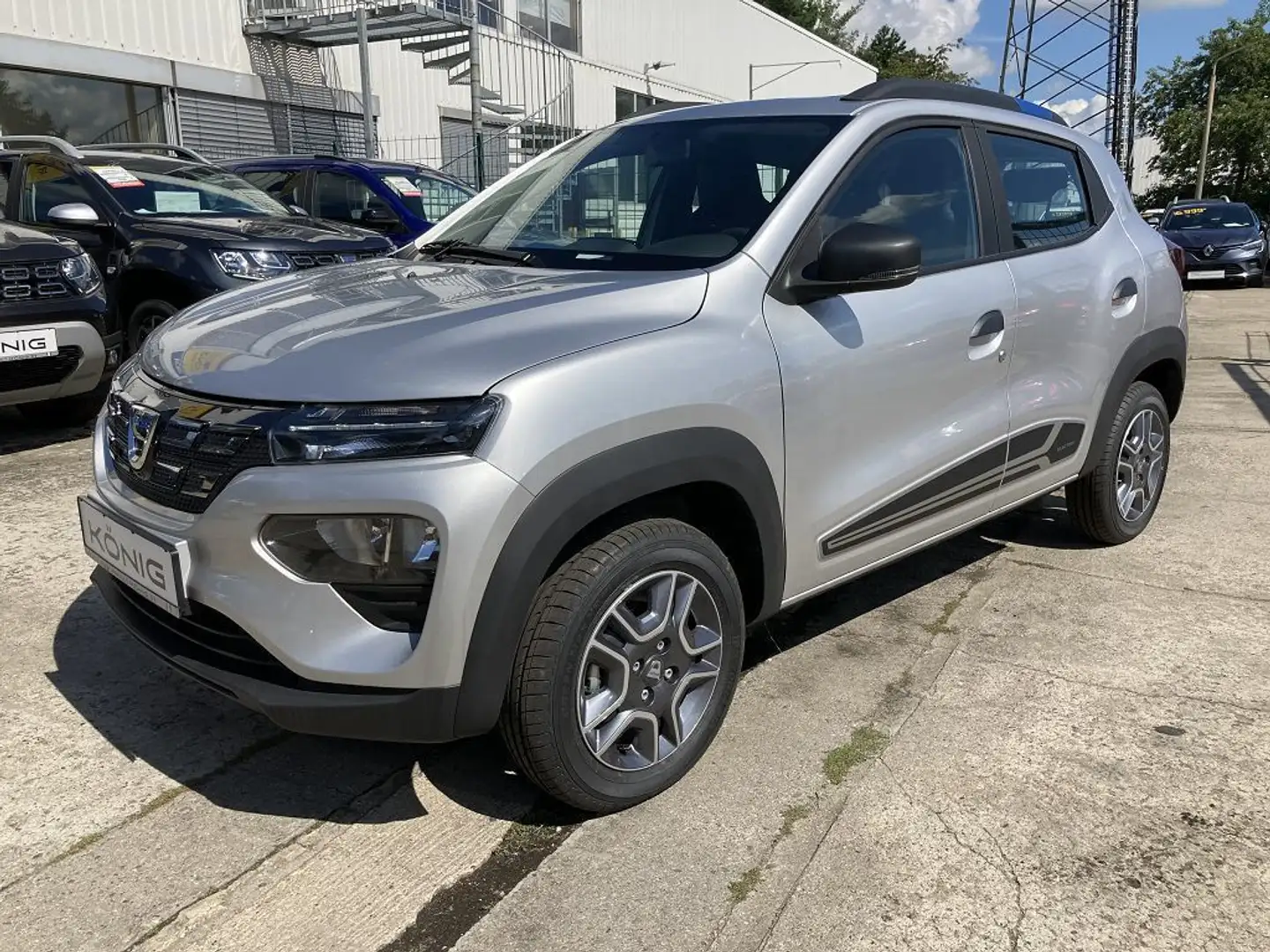 Dacia Spring Business Automatik Klima*Navi*Rückfahrcam Grijs - 1
