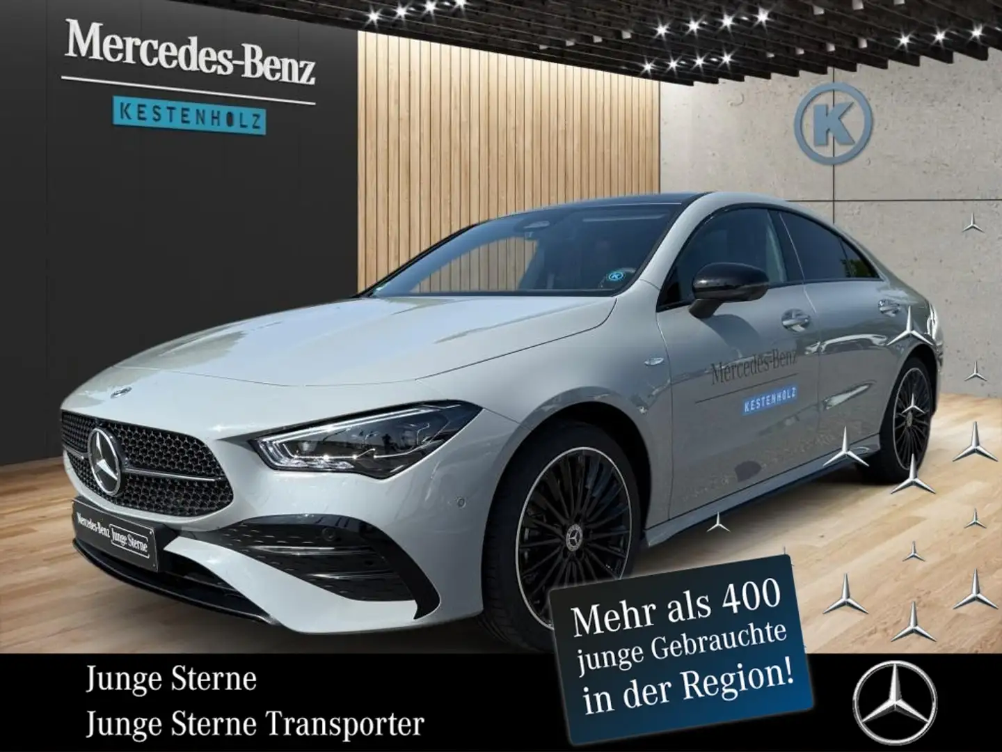 Mercedes-Benz CLA 250 e Coupé  *AMG*AHK*PANO*MEMO*HUD*STHZ* Šedá - 1