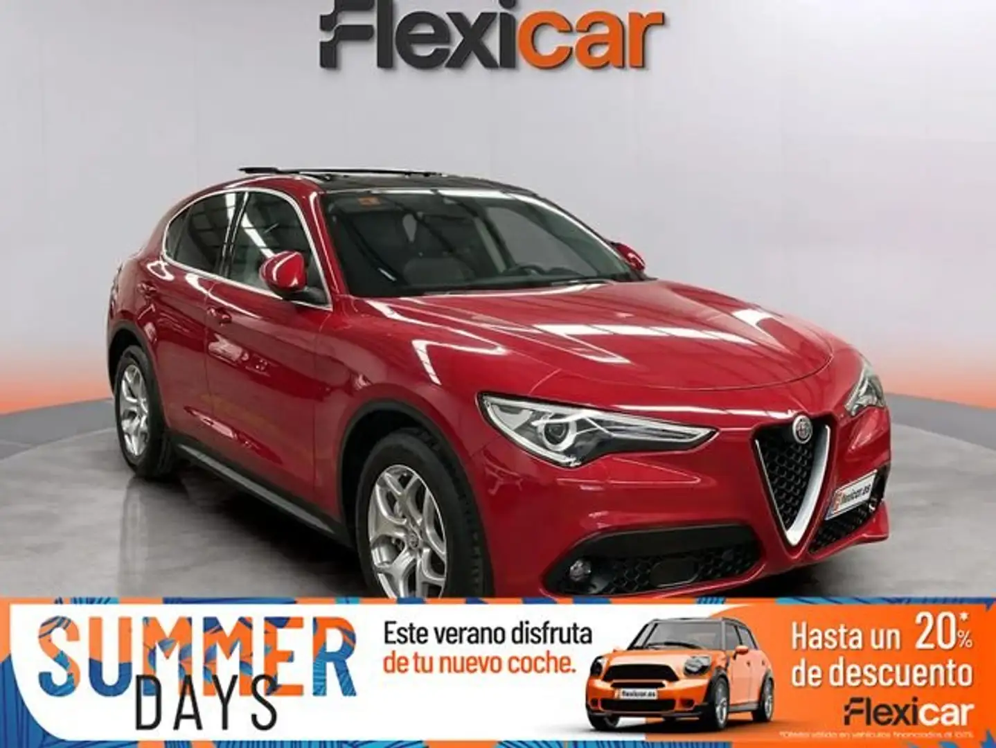 Alfa Romeo Stelvio 2.2+Di%C3%A9sel+140kW+%28190CV%29+Executive+AWD Rojo - 1