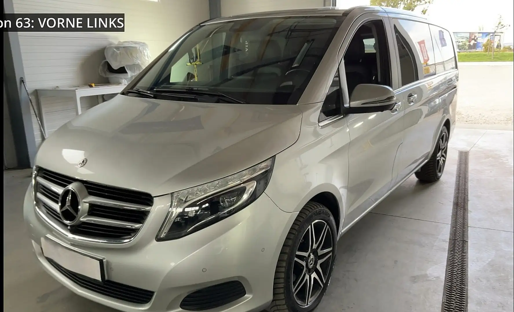 Mercedes-Benz V 220 d 4MATIC lang Avantgarde Aut. Argent - 1