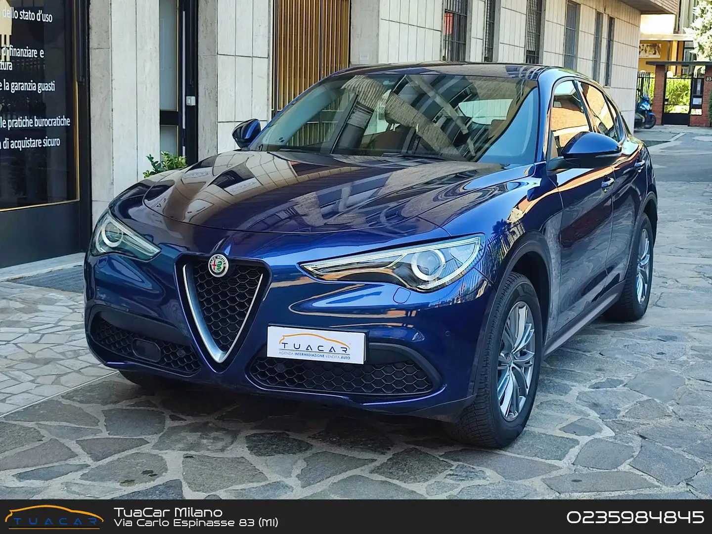 Alfa Romeo Stelvio 2.2 Executive Q4 210cv Auto Albastru - 1