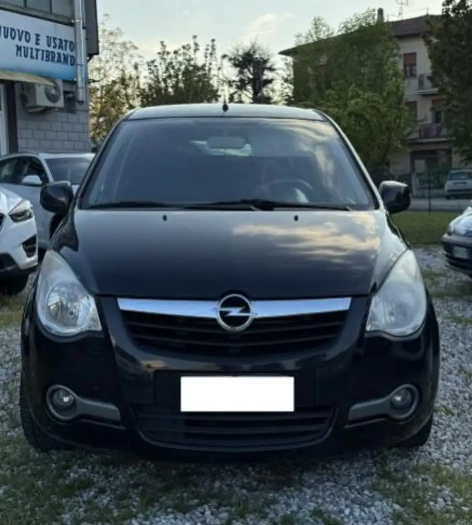 Opel Agila 1.2 16v Enjoy 86cv Negro - 1