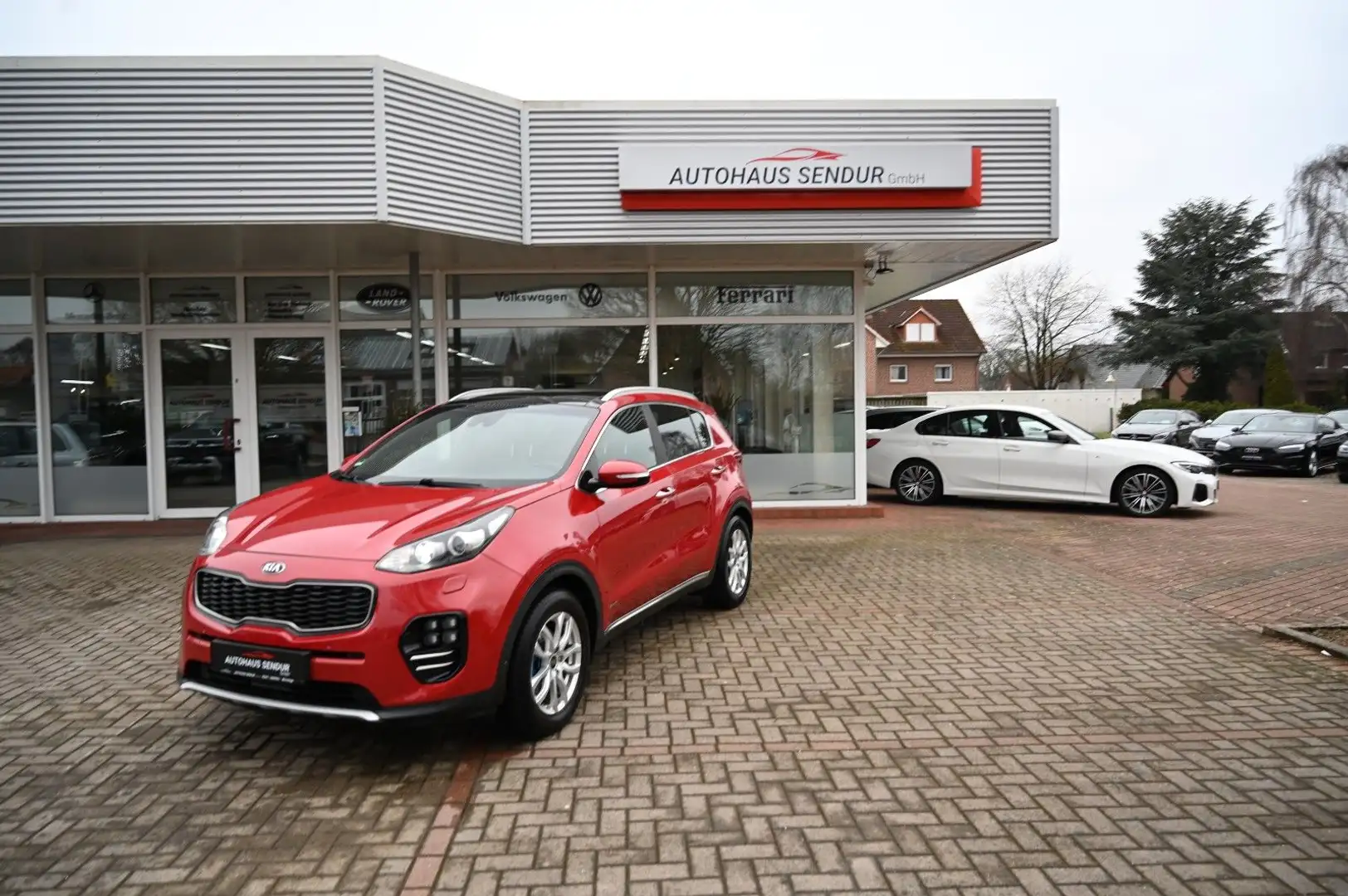 Kia Sportage GT-Line 4WD / KAMERA / LEDER / SHZ Rot - 1