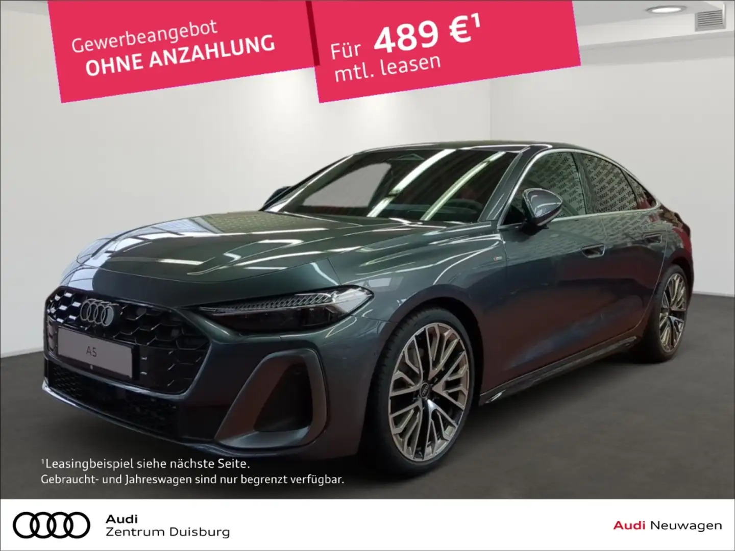 Audi A5 Limousine TFSI quattro 150 kW Navi Digitales Memor Grau - 1