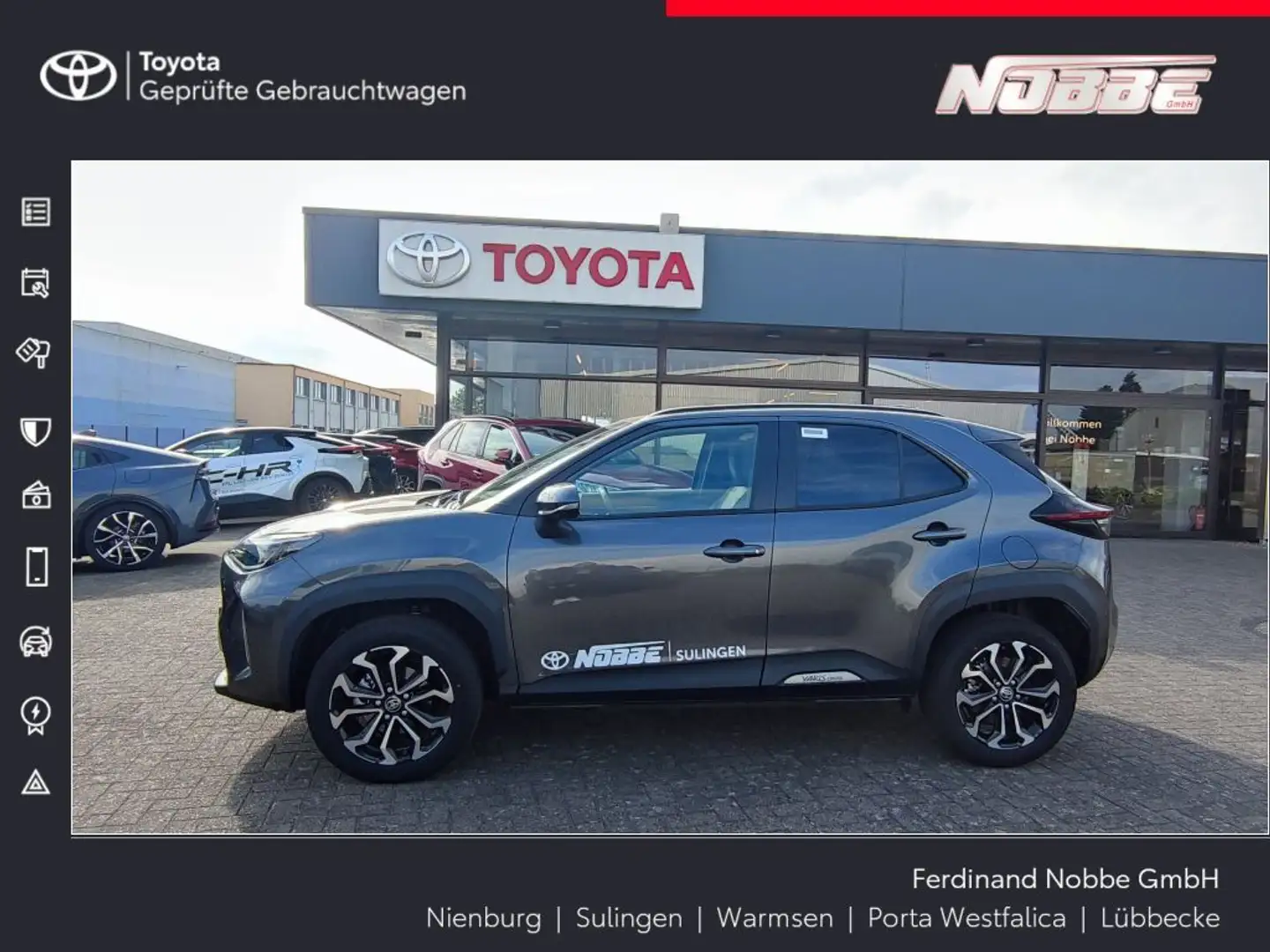 Toyota Yaris Cross Hybrid 130 1.5 VVT-i Teamplayer Grau - 1