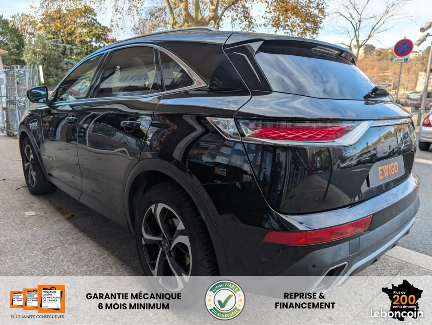 DS Automobiles DS 7 Crossback automobiles bluehdi 180ch executive eat8 toit ouvrant siege chauffants Noir - 2