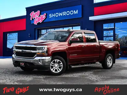Red 2017 Chevrolet Silverado 1500 Pickup Truck Four-Wheel Drive 6-Speed Automatic
